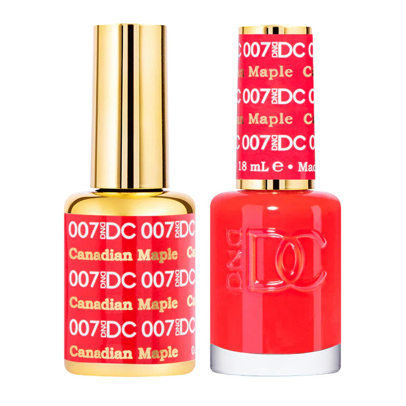 #007 -DND DC Gel Polish - Canadian Maple UV/LED Soak Off Gel