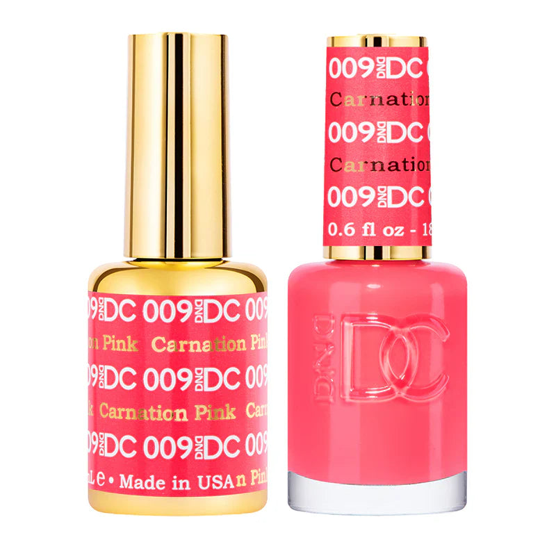 #009 -DND DC Gel Polish - Carnation Pink UV/LED Soak Off Gel