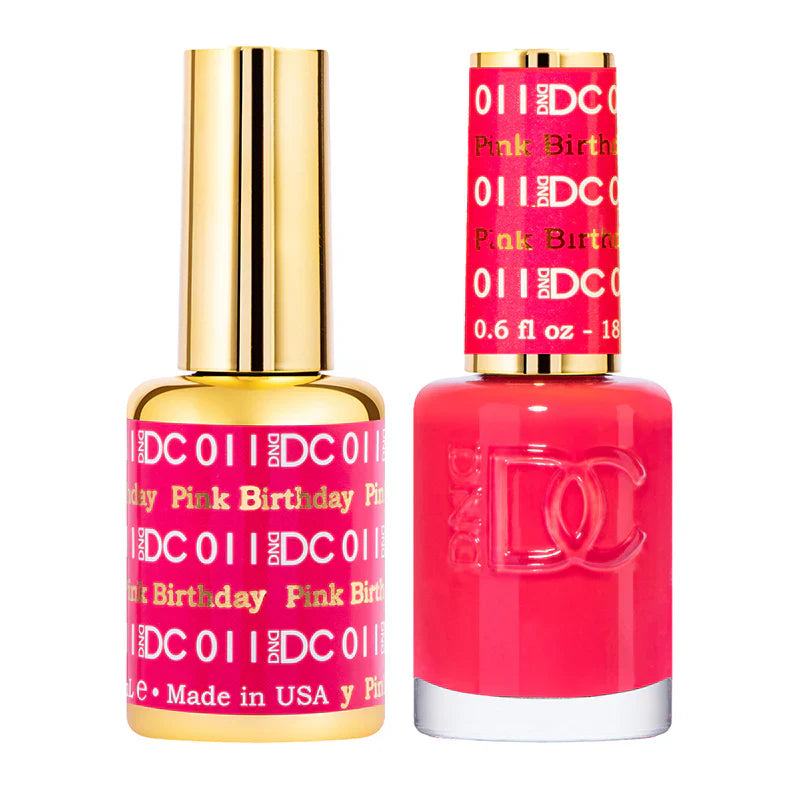 #011 -DND DC Gel Polish - Pink Birthday UV/LED Soak Off Gel