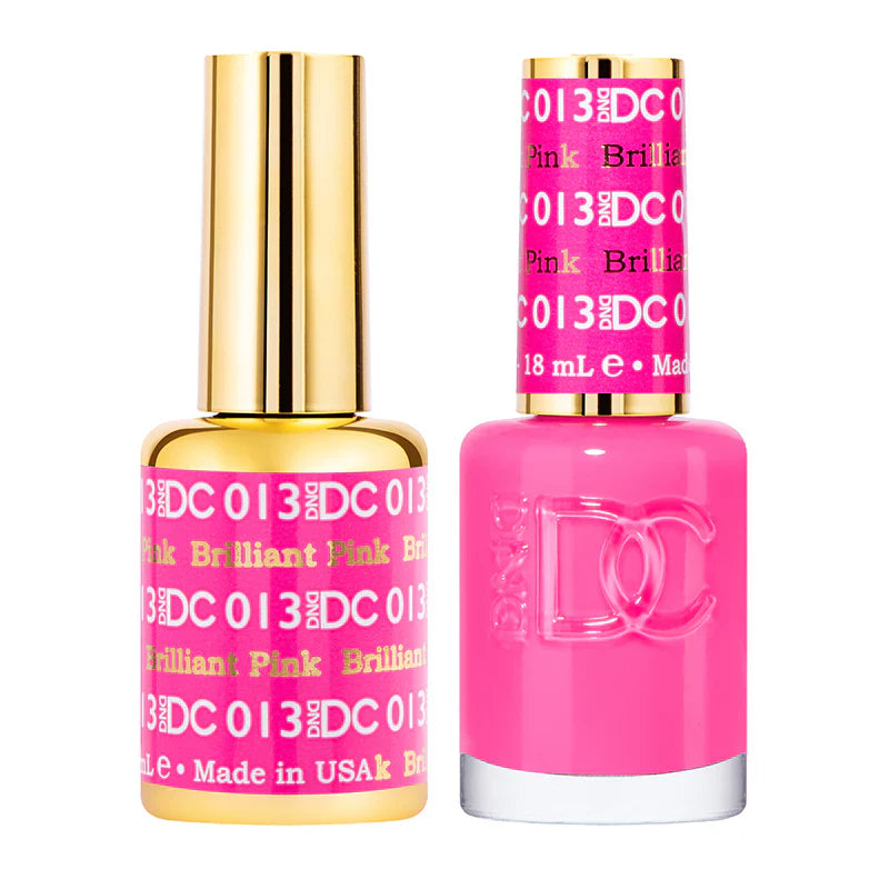 #013 -DND DC Gel Polish - Brilliant Pink UV/LED Soak Off Gel