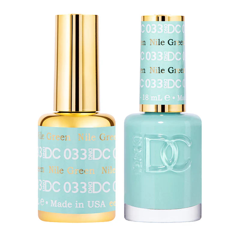 #033 - DND DC Gel Polish - Nile Green UV/LED Soak Off Gel