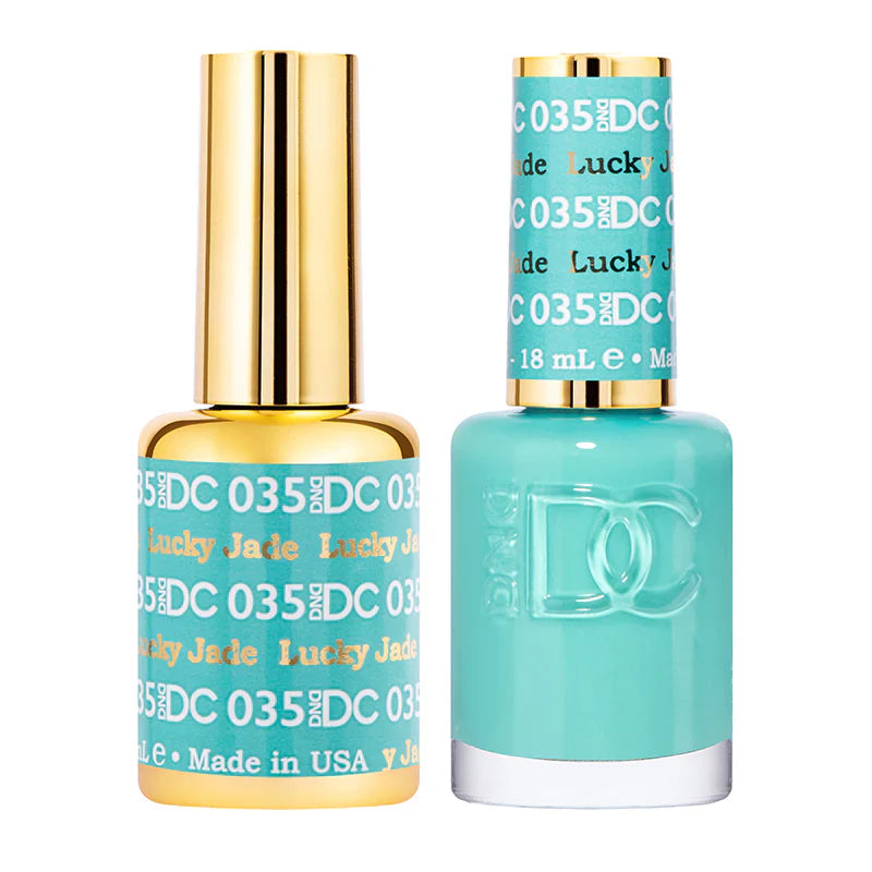 #035 -DND DC Gel Polish - Lucky Jade UV/LED Soak Off Gel