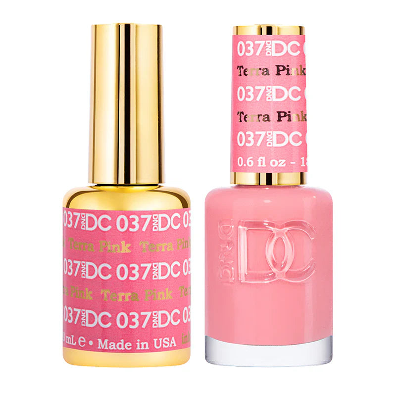 #037 -DND DC Gel Polish - Terra Pink UV/LED Soak Off Gel