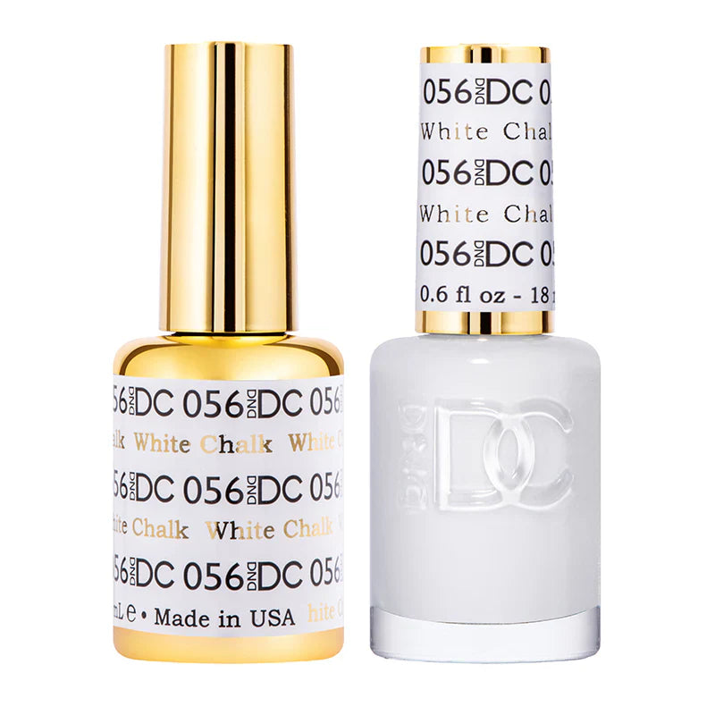 #056 -DND DC Gel Polish - White Chalk (0.6 oz)