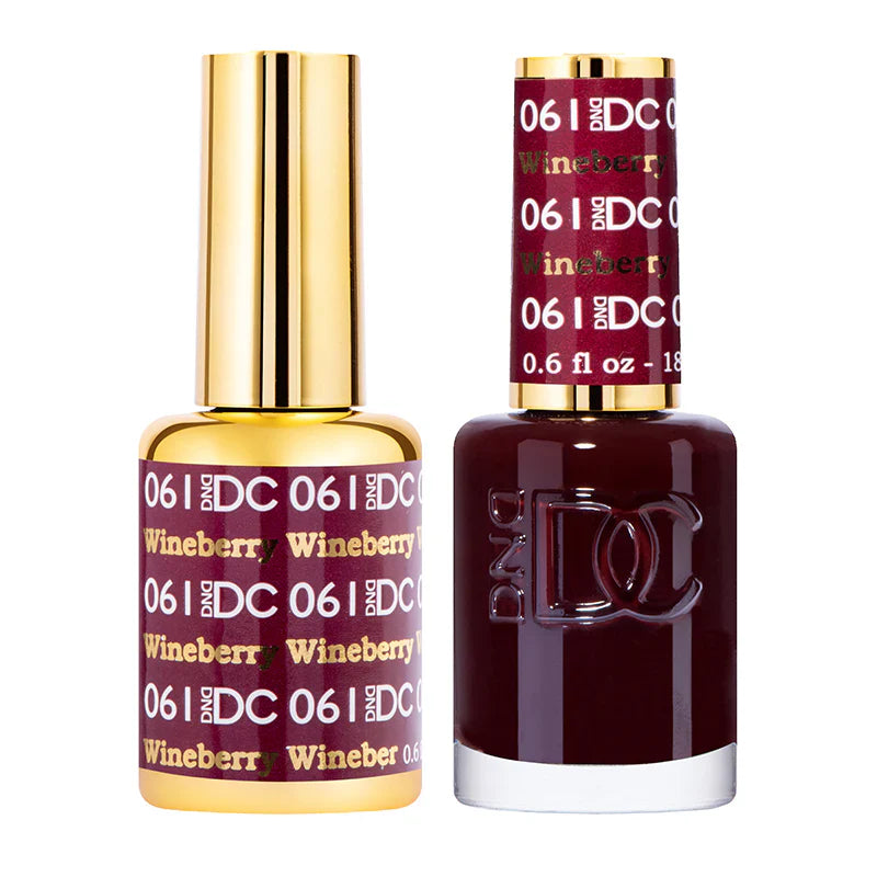 #061 -DND DC Gel Polish - Wineberry (0.6 oz)