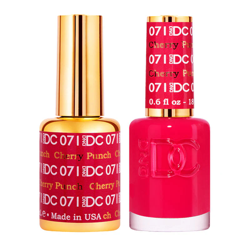 #071 - DND DC Gel Cherry Punch UV/LED Soak Off Gel Polish