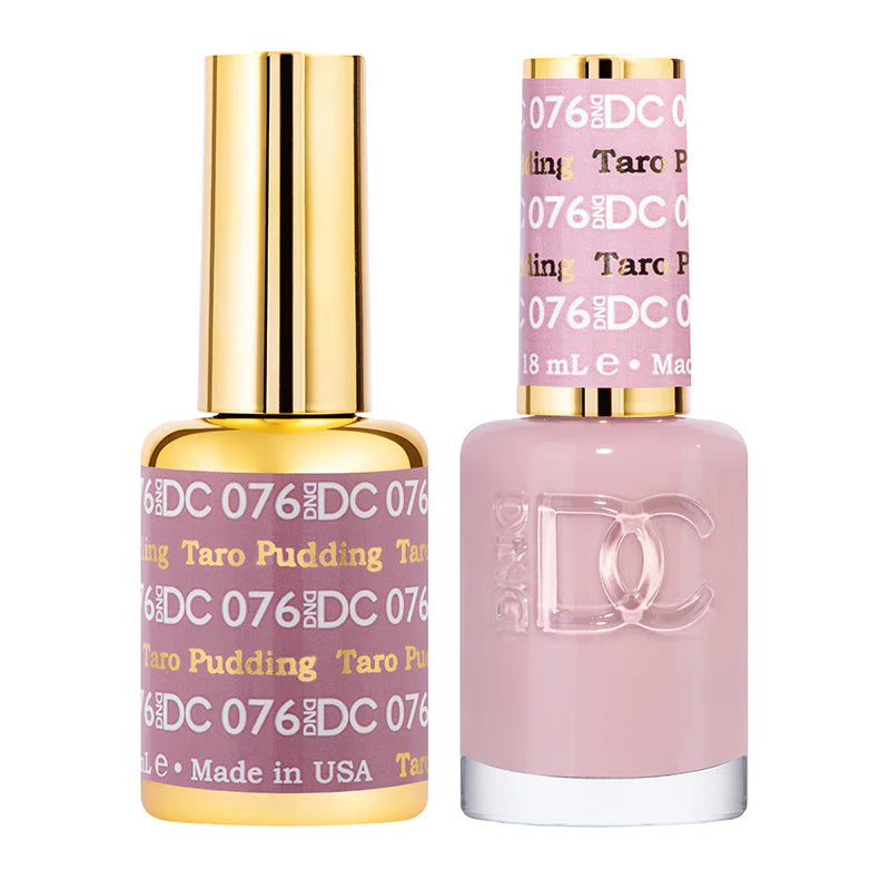 #076 -DND DC Gel Taro Pudding UV/LED Soak Off Gel Polish