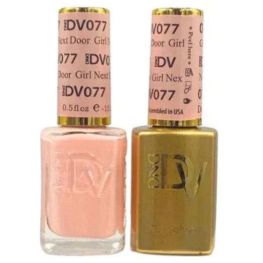 DND Diva #077 Girl Next Door Gel & Lacquer Set - UV/LED