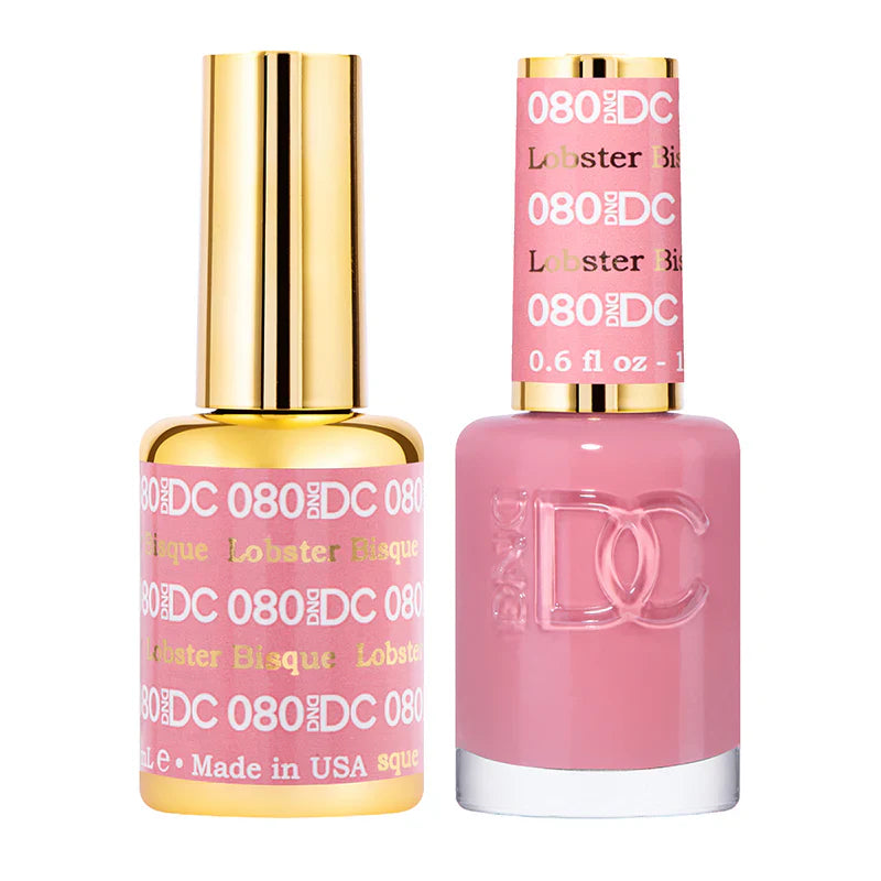#080 -DND DC Gel Lobster Bisque UV/LED Soak Off Gel Polish