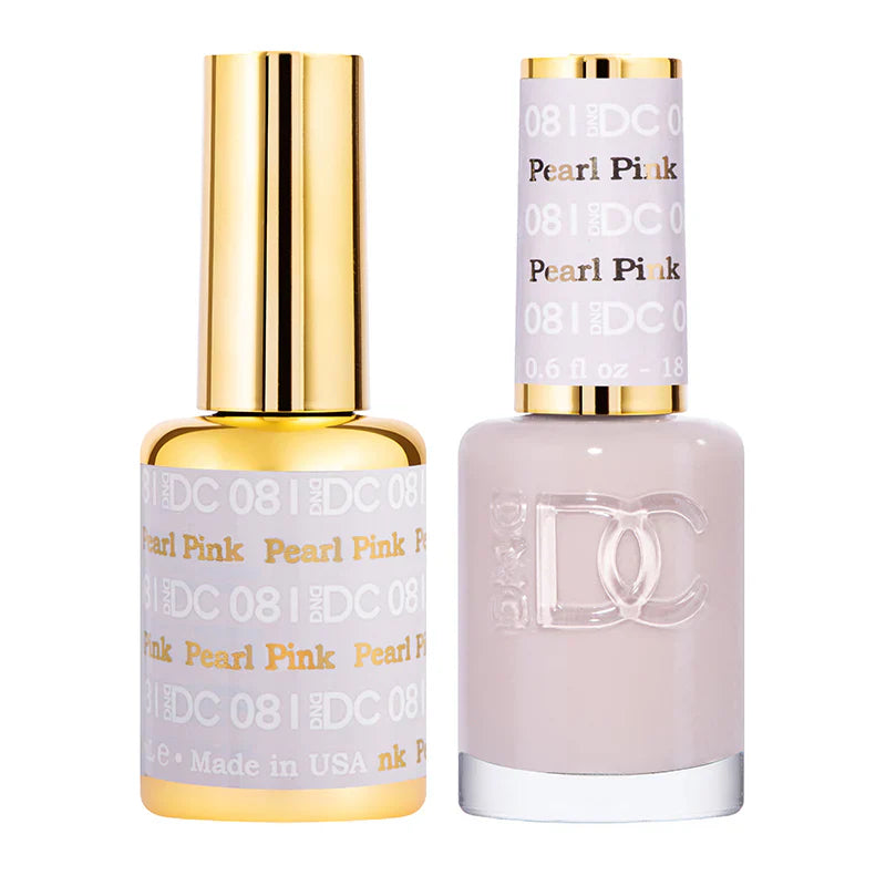 #081 - DND DC Gel Pearl Pink UV/LED Soak Off Gel Polish