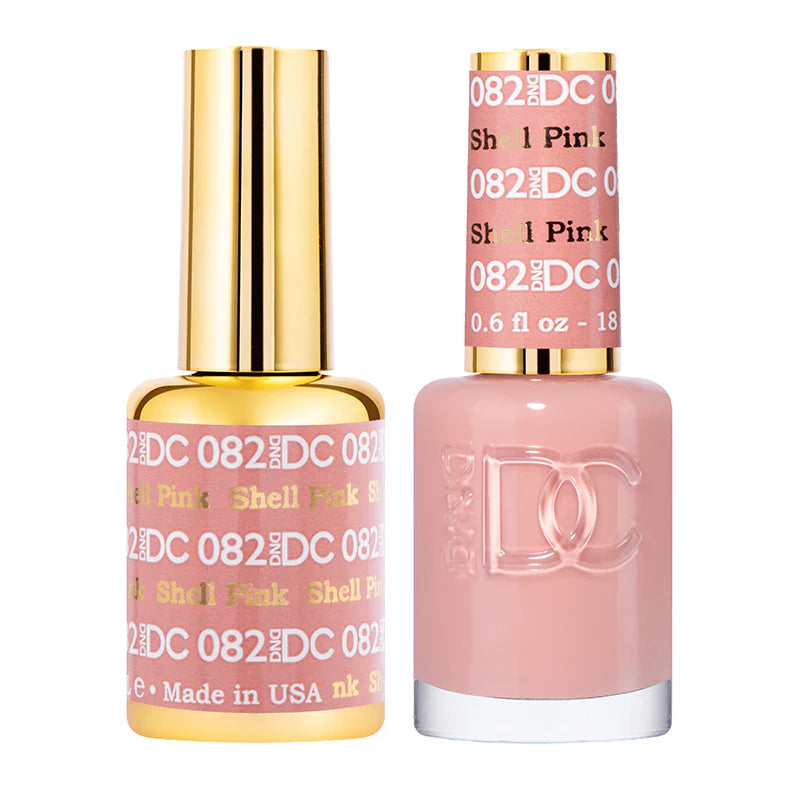 #082 -DND DC Gel Shell Pink UV/LED Soak Off Gel Polish