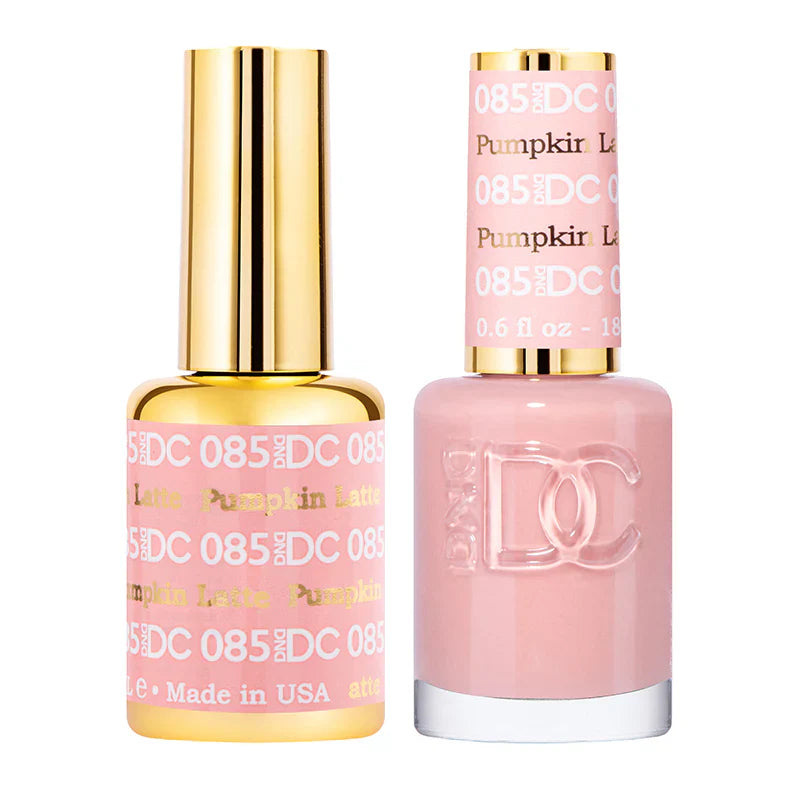 #085 -DND DC Gel Pumpkin Latte UV/LED Soak Off Gel Polish