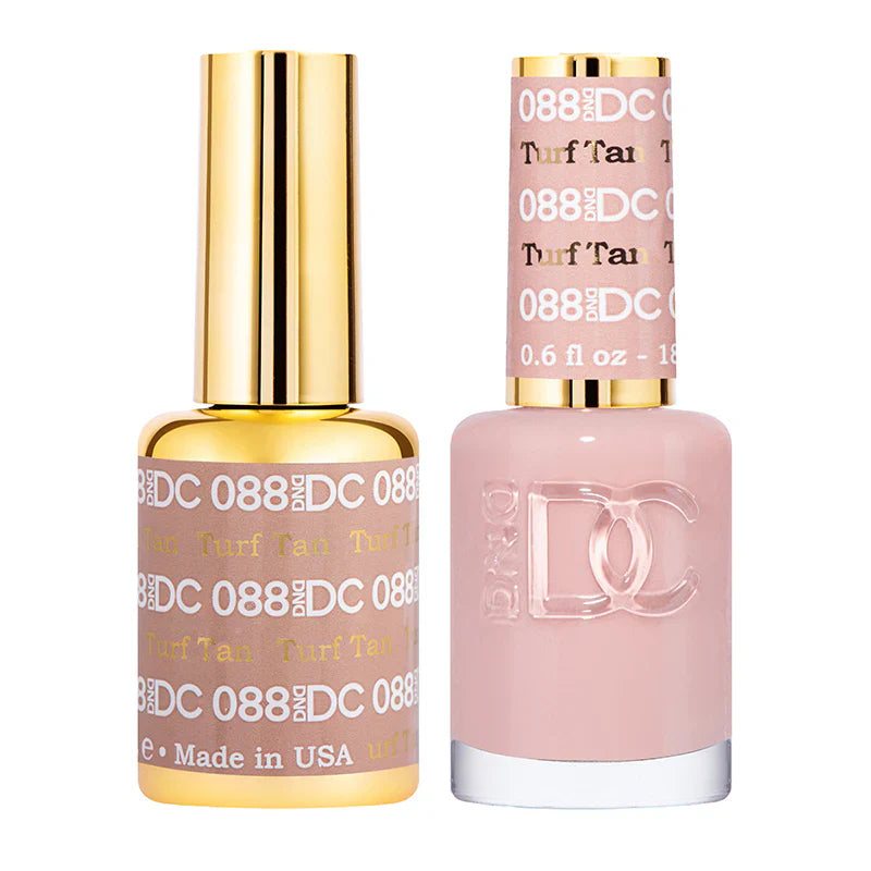 #088 -DND DC Gel Turf Tan UV/LED Soak Off Gel Polish