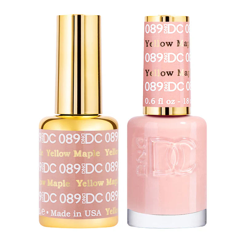 #089 -DND DC Gel Yellow Maple UV/LED Soak Off Gel Polish