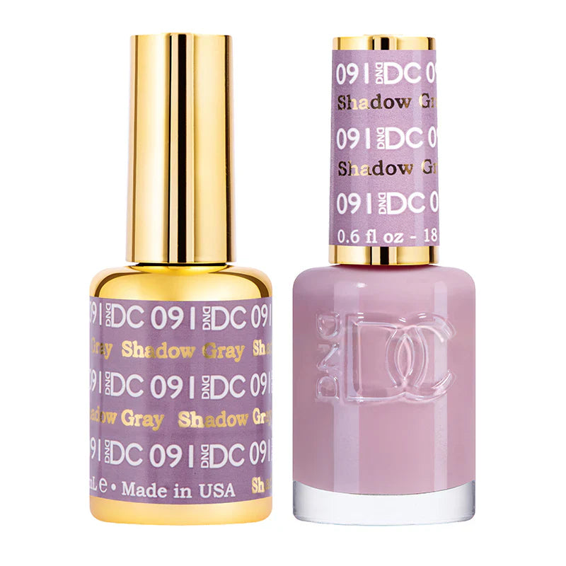 #091 DND DC Gel Shadow Gray UV/LED Soak Off Gel Polish