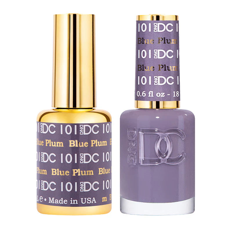 #101 -DND DC Gel Blue Plum UV/LED Soak Off Gel Polish