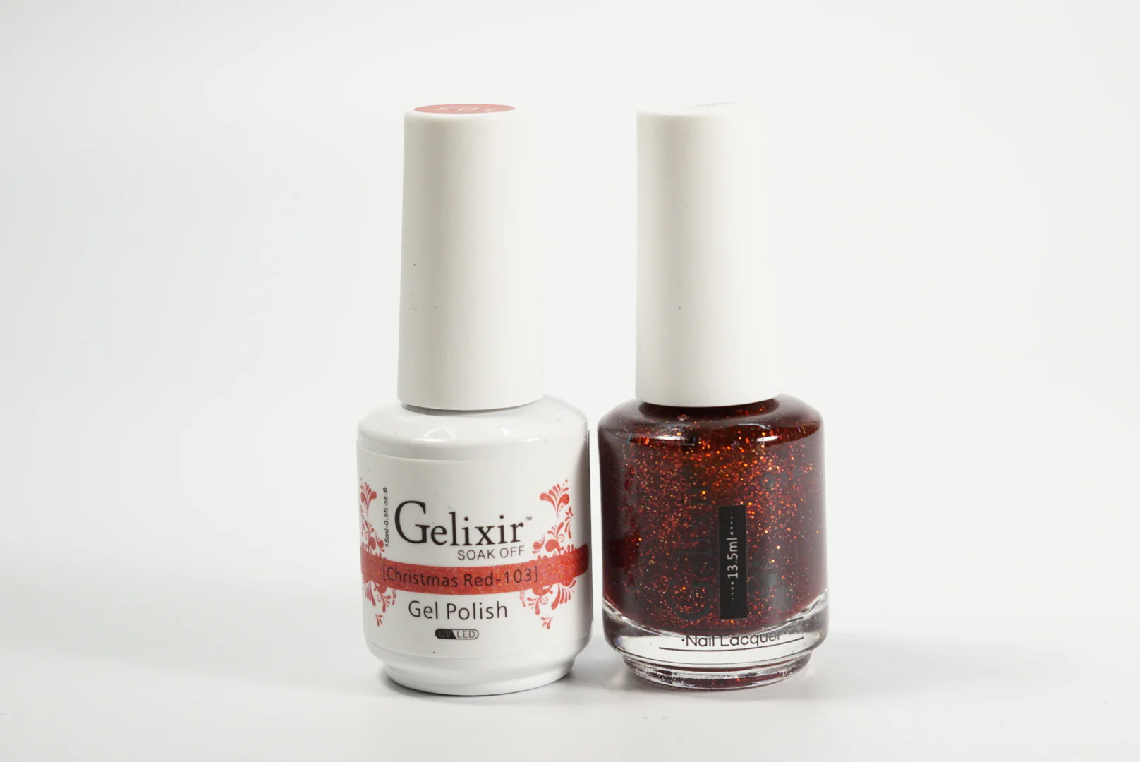 Gelixir UV/LED Soak Off Gel Polish #103 - Christmas Red (15ml)