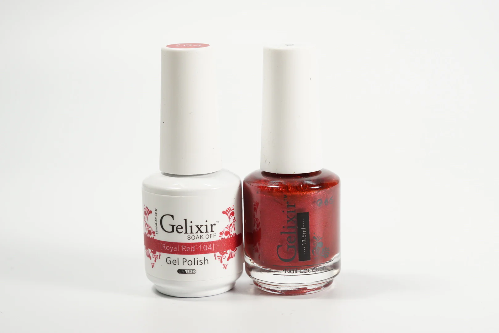 Gelixir UV/LED Soak Off Gel Polish #104 - Royal Red (15ml)
