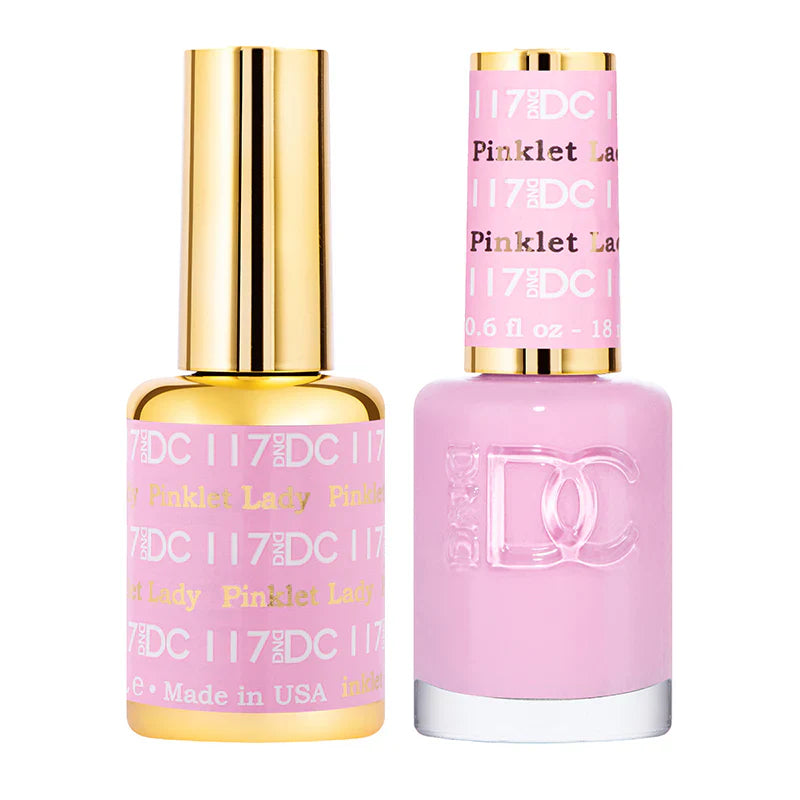 #117 -DND DC Gel UV/LED Soak Off Gel Polish - Pinklet Lady