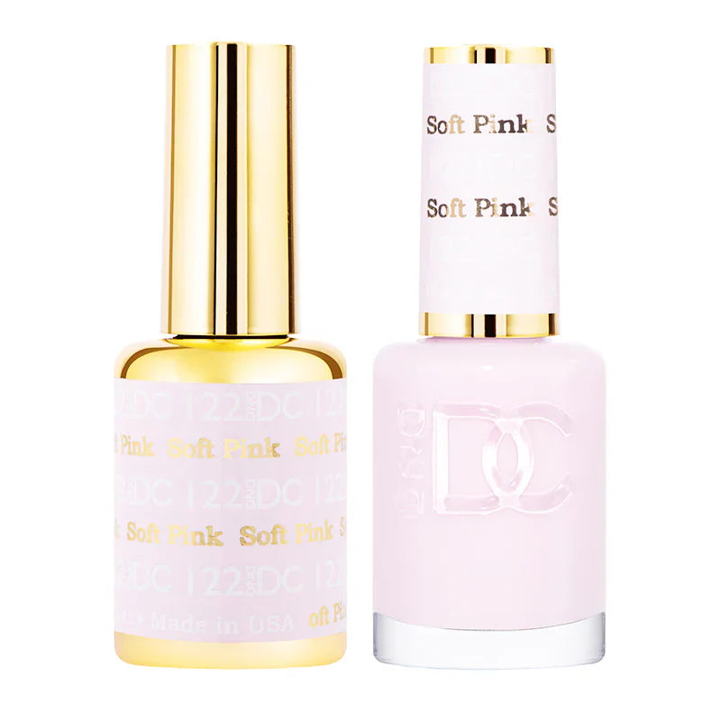 #122 -DND DC Gel UV/LED Soak Off Gel Polish - Soft Pink