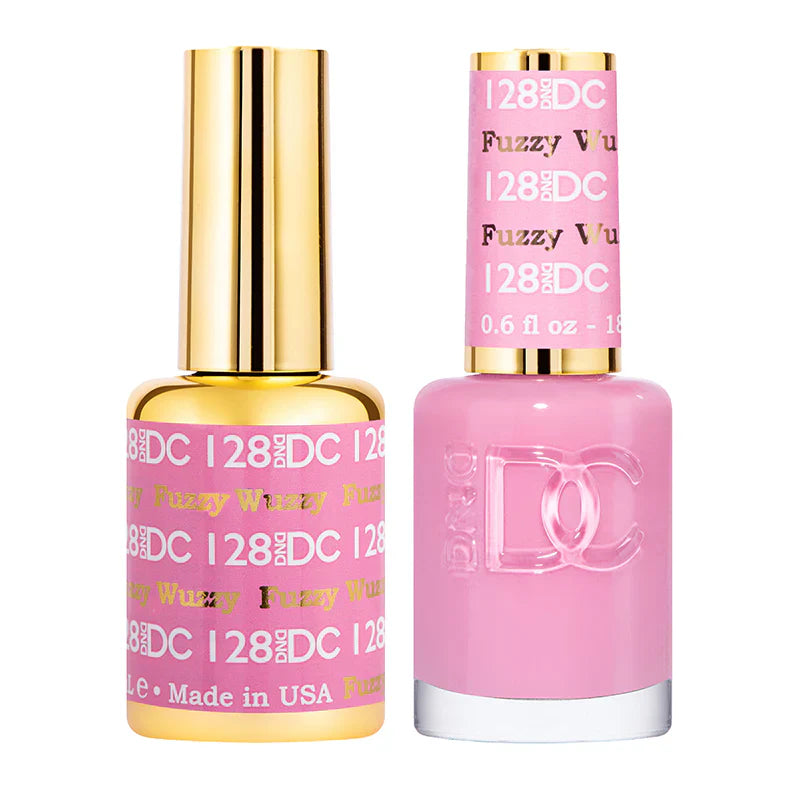 #128 -DND DC Gel UV/LED Soak Off Gel Polish - Fuzzy Wuzzy