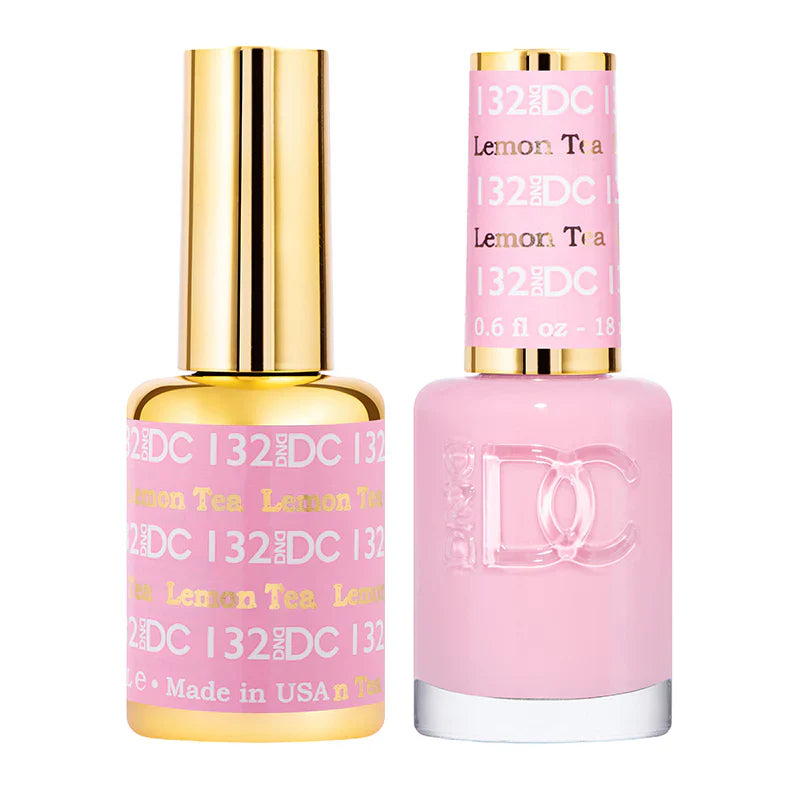 #132 -DND DC Gel UV/LED Soak Off Gel Polish - Lemon Tea