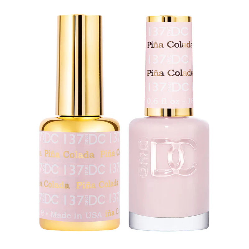 #137 -DND DC Gel UV/LED Soak Off Gel Polish - Pina Colada