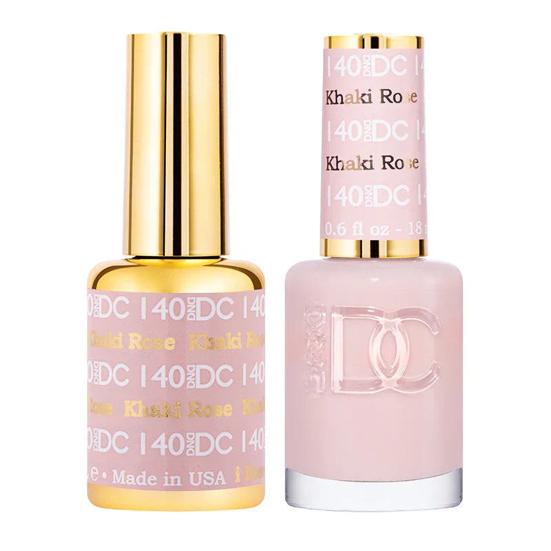 #140 -DND DC Gel UV/LED Soak Off Gel Polish - Khaki Rose