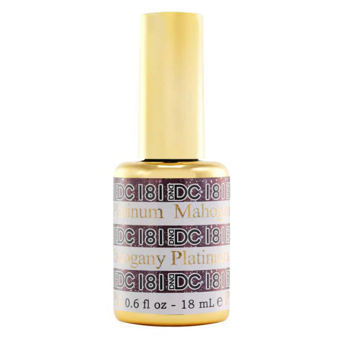 #181 -DND DC Gel Mahogany - UV/LED Soak Off Gel Polish