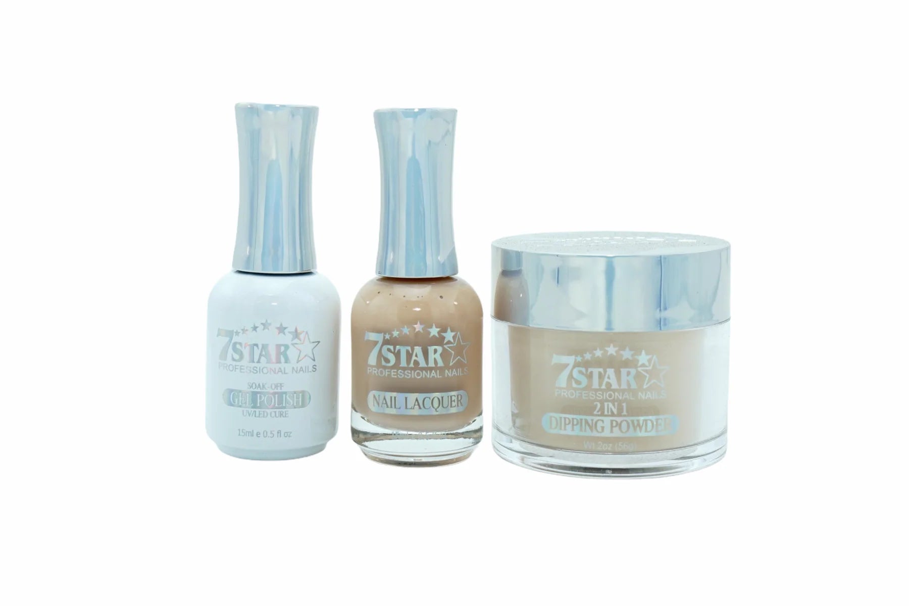 #225 - 7 Star UV/LED Gel Polish 3 in 1 Set – Gel, Lacquer & Powder