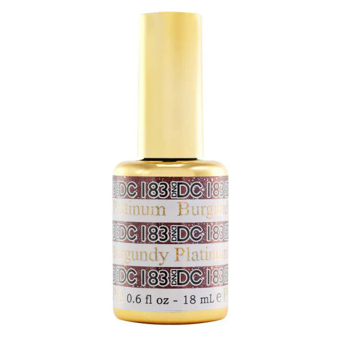 #183 -DND DC Gel Burgundy - UV/LED Soak Off Gel Polish