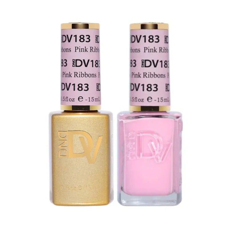 DND Diva Gel UV/LED Pink Ribbons Soak Off Gel Polish #183