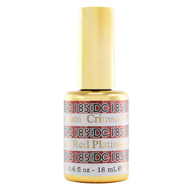 #185 -DND DC Gel UV/LED Soak Off Gel Polish - Crimson Red