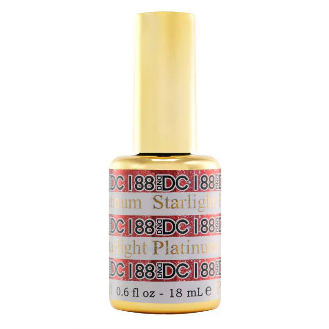 #188 DND DC Gel UV/LED Soak Off Gel Polish - Starlight Platinum