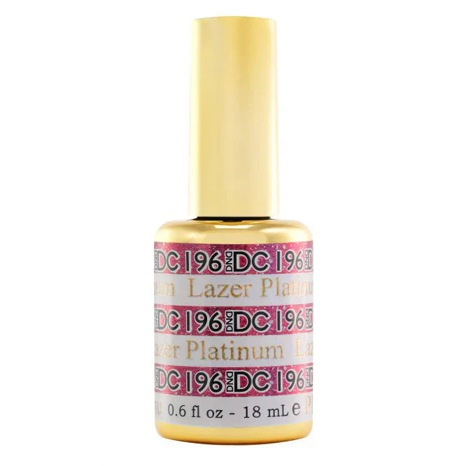 #196 - DND DC Gel UV/LED Soak Off Gel Polish - Ruby Pink (Lazer Pink)
