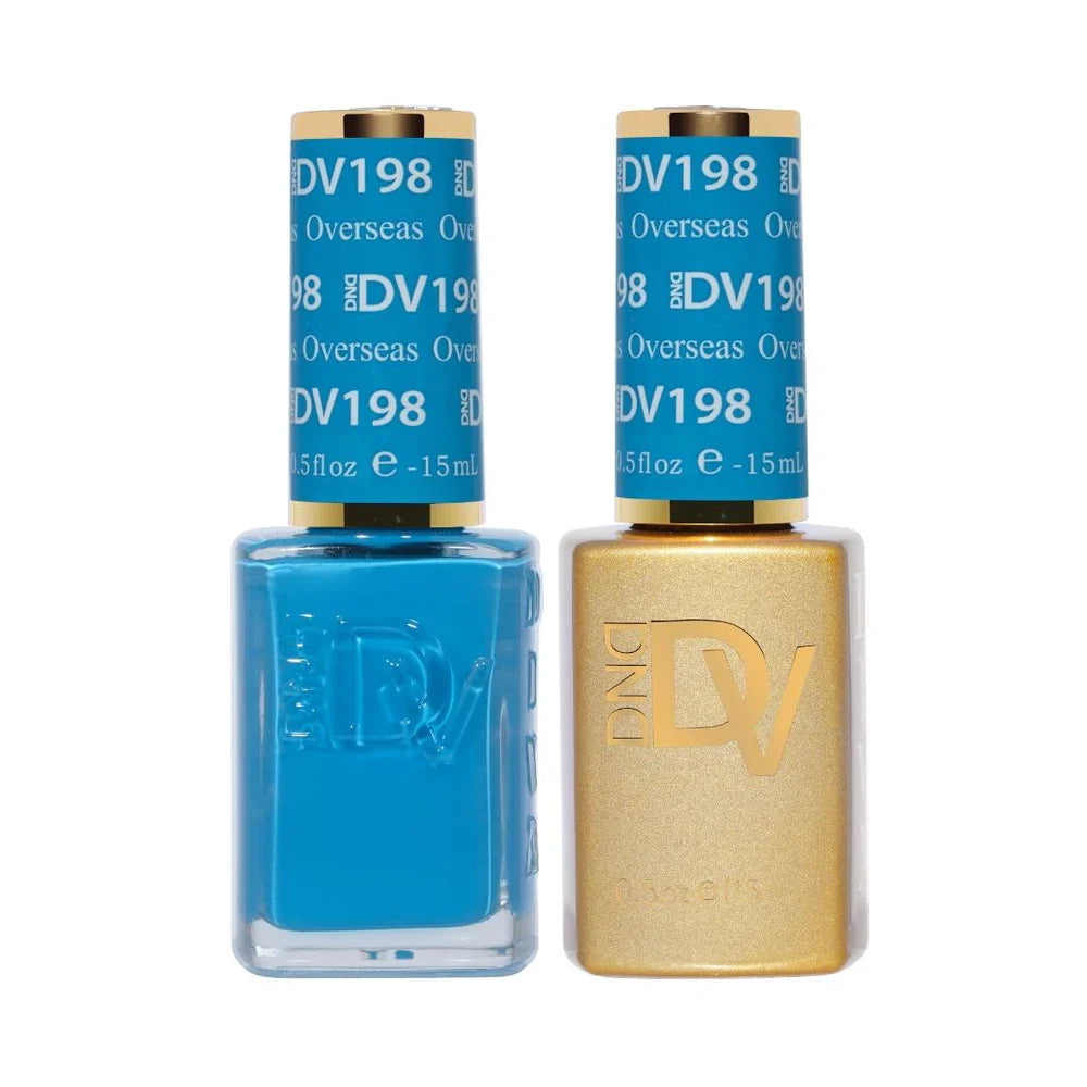 DND Diva Gel UV/LED Overseas Soak Off Gel Polish #198