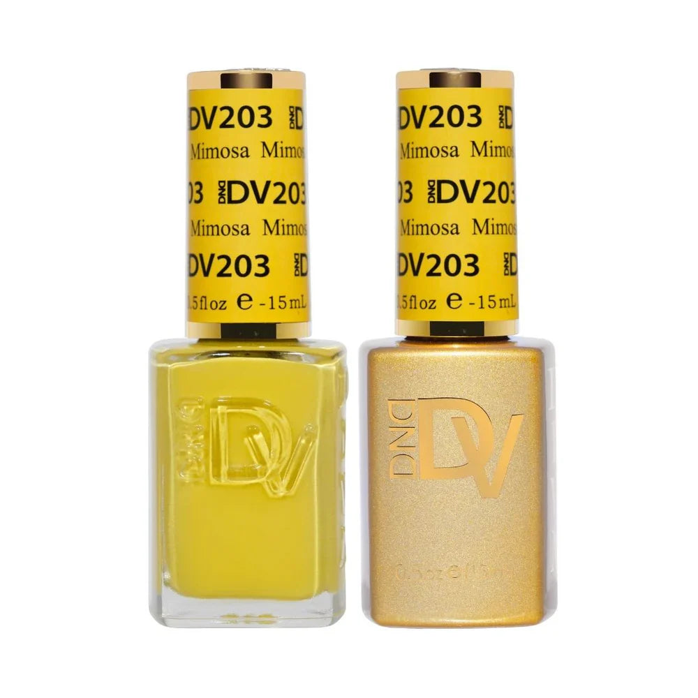 DND Diva Gel UV/LED Mimosa Soak Off Gel Polish #203