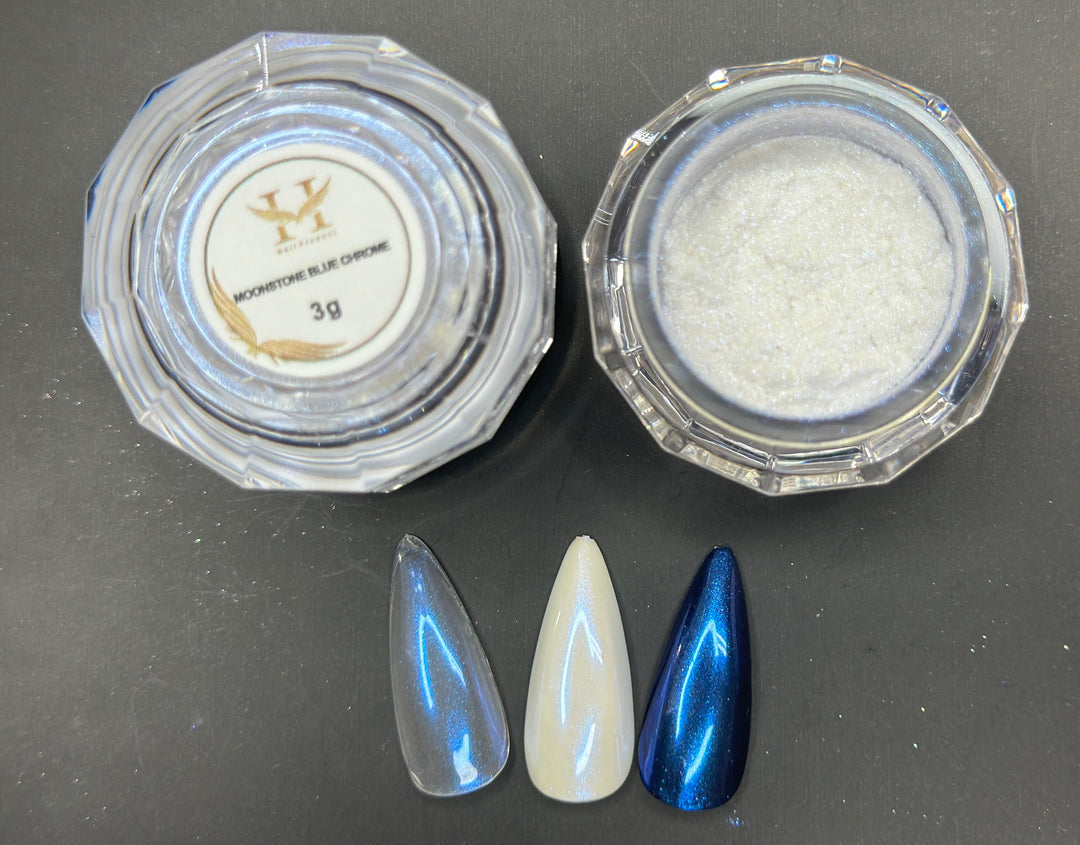 Hang Moonstone Blue Chrome #28 – 3g Mirror Powder