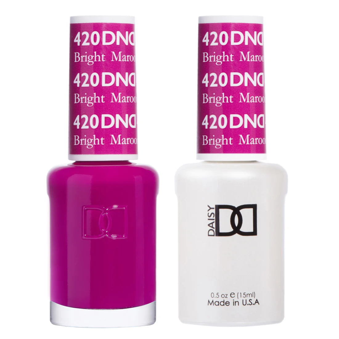#420 - DND Gel UV/LED Soak Off Gel Polish - Bright Maroon