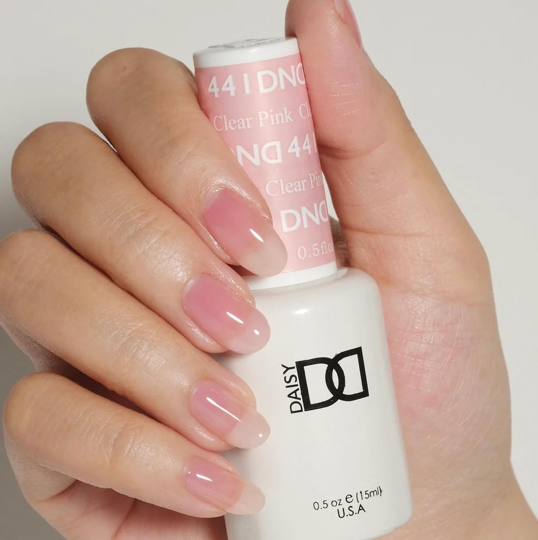 DND Gel Polish #441 - Clear Pink UV/LED Soak Off Gel