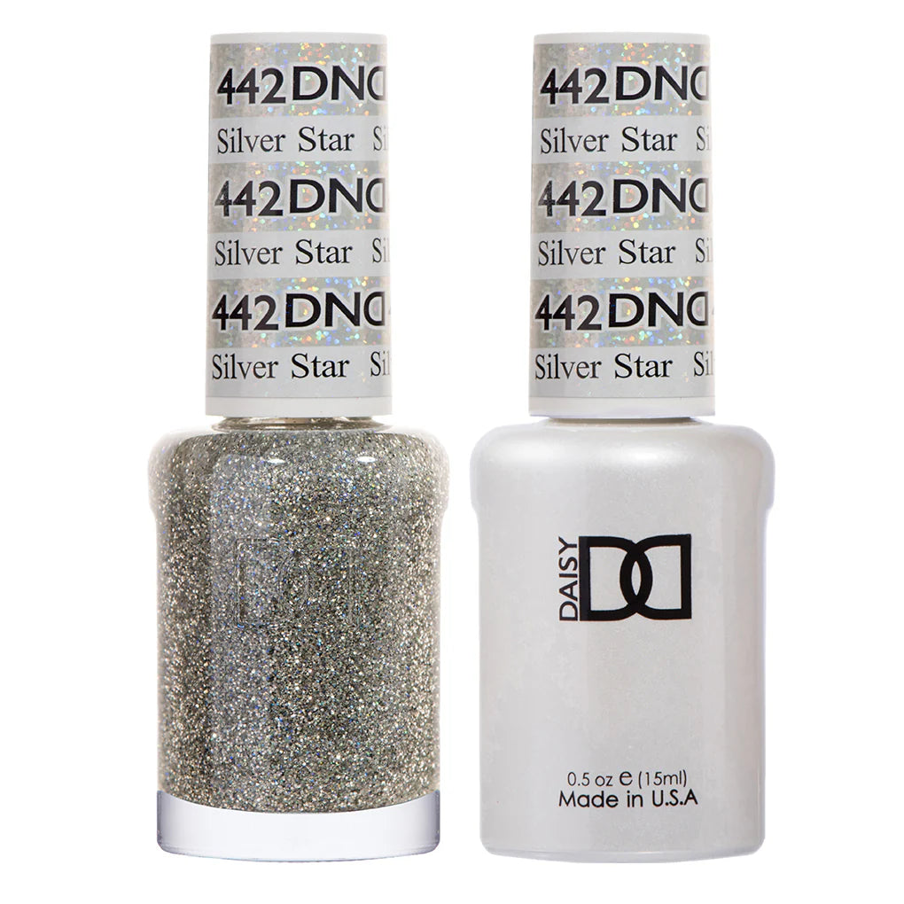 DND Gel Polish #442 - Silver Star UV/LED Soak Off Gel