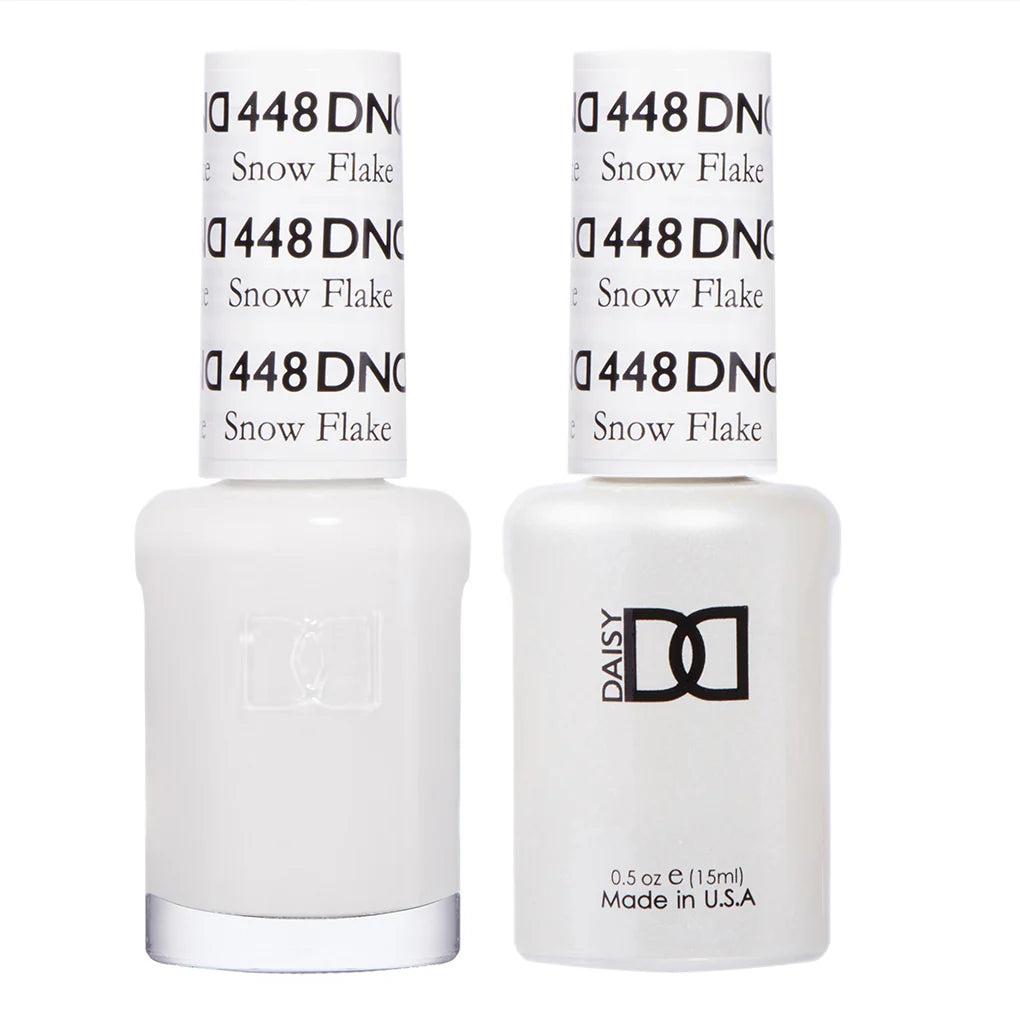 DND #448 Snow Flake Gel Polish - UV/LED Soak Off