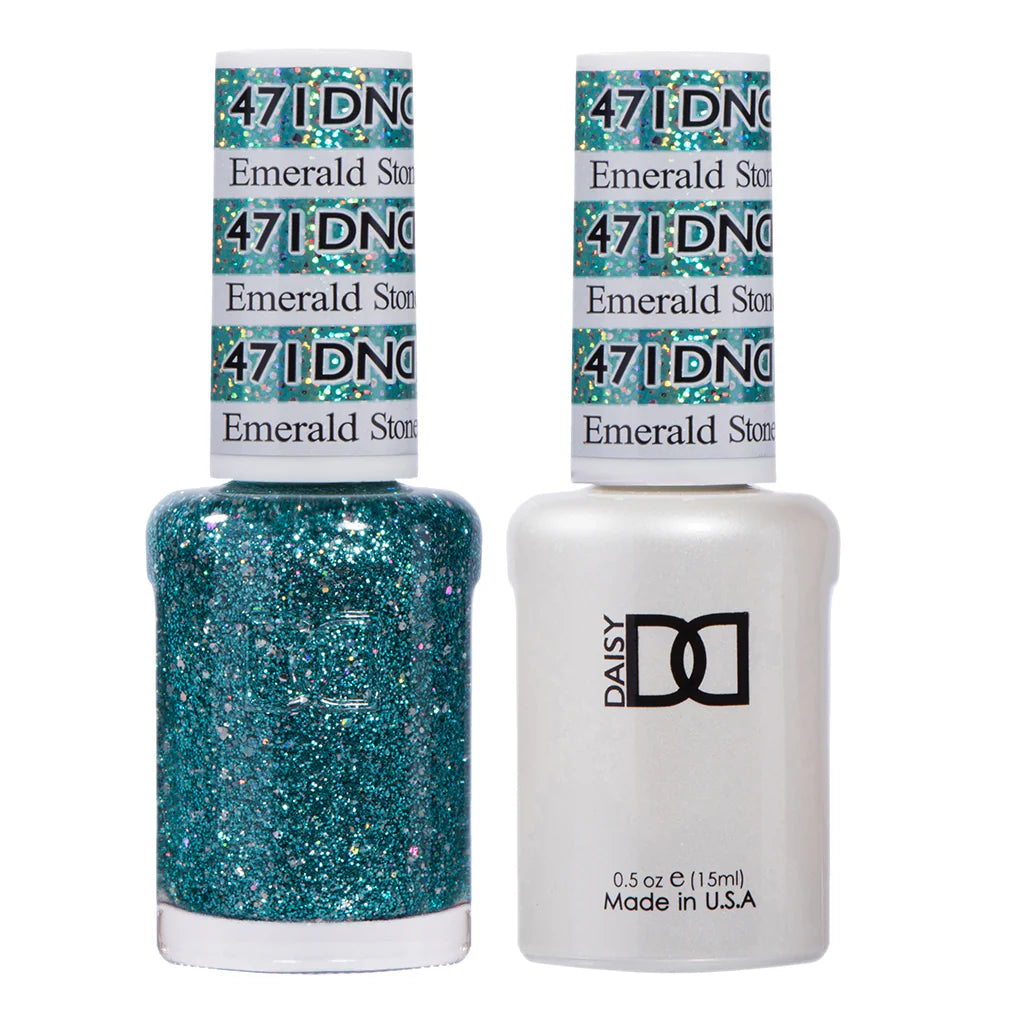 DND #471 Emerald Stone Gel Polish - UV/LED Soak Off