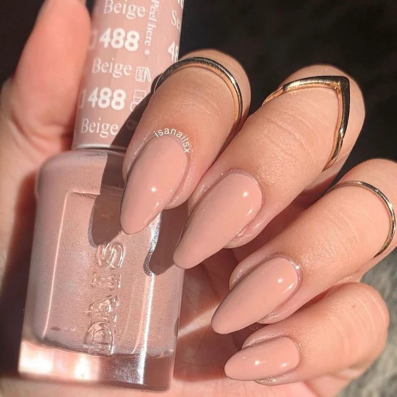 DND #488 Season Beige Gel Polish - UV/LED Soak Off