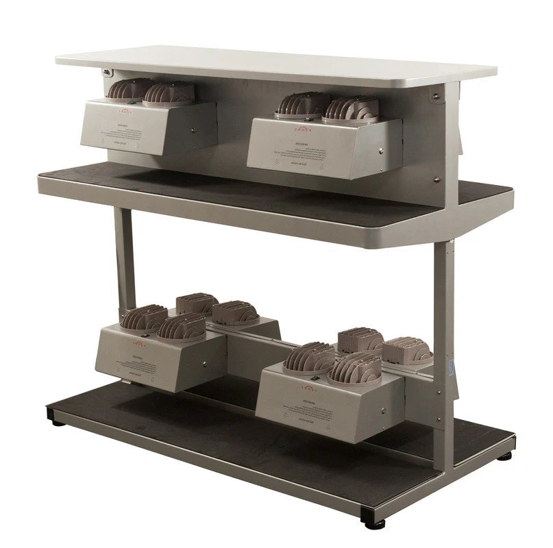 4-Person Nail Drying Station - Dual Fan, Temperature Control