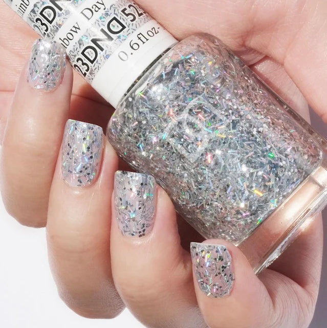 DND Gel UV/LED Soak Off Gel Polish #523 - Rainbow Day