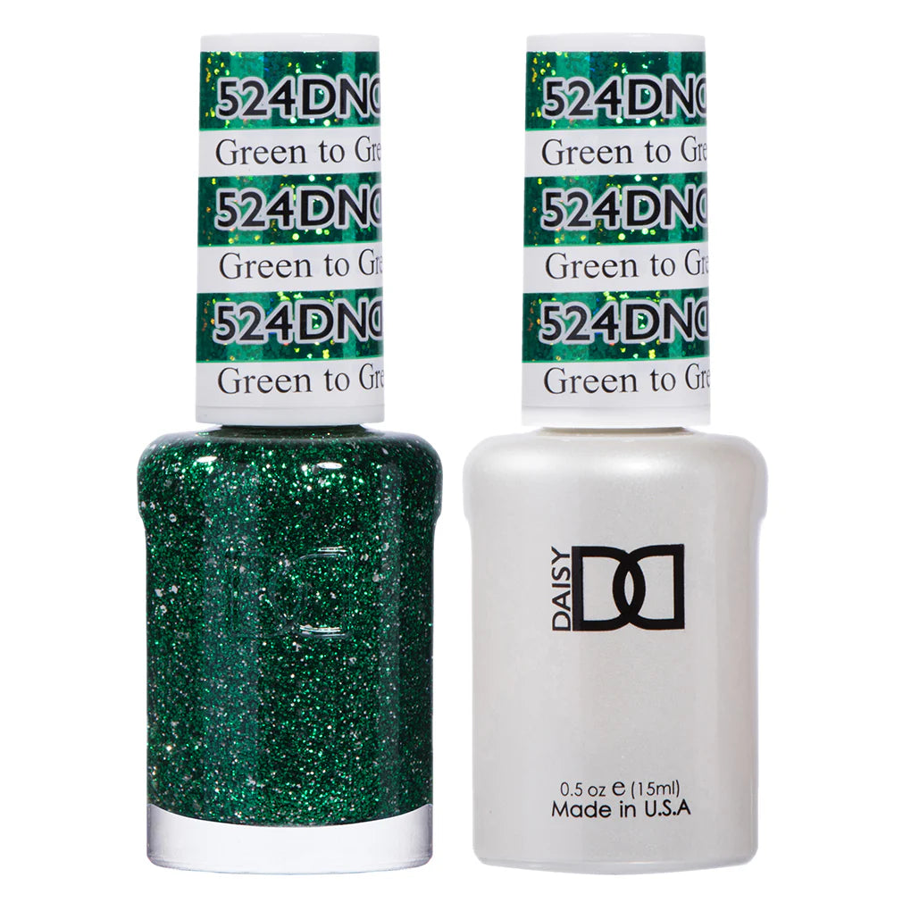 DND Gel UV/LED Soak Off Gel Polish #524 - Green to Green