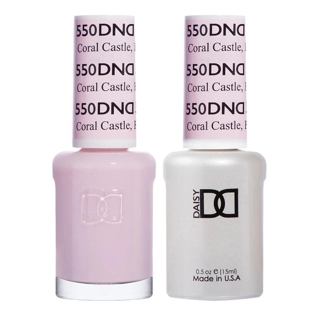 DND Gel #550 Coral Castle UV/LED Soak Off Gel Polish