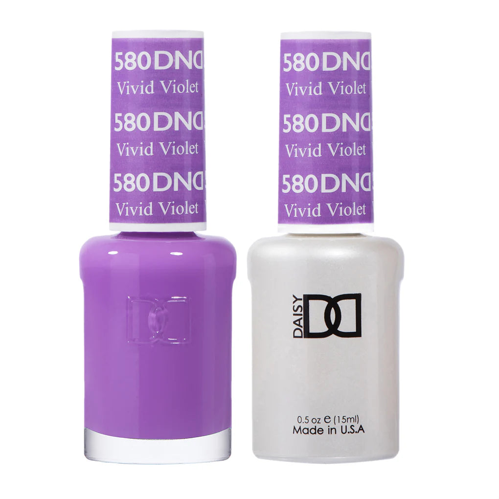 DND Gel #580 Vivid Violet – Bright Purple Gel Polish UV/LED