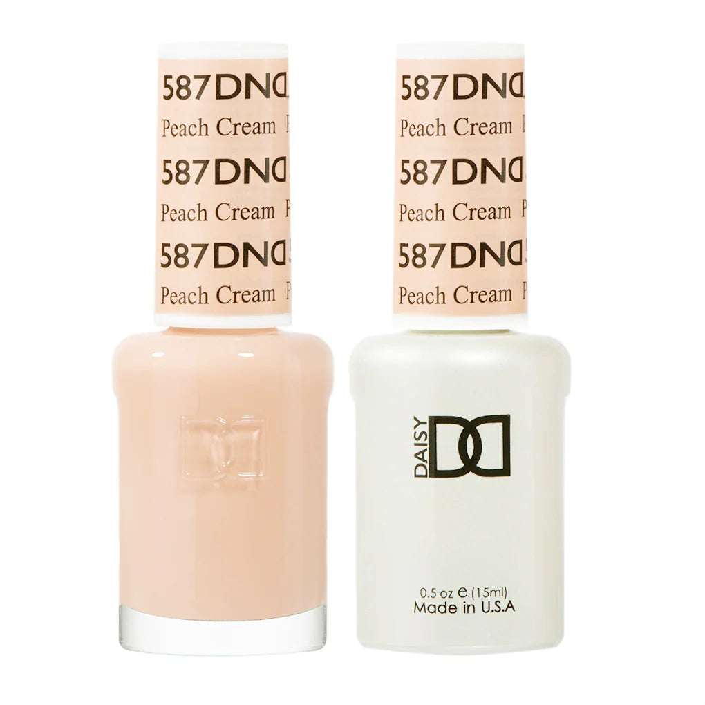 DND Gel #587 Peach Cream – Soft Peach Gel Polish UV/LED